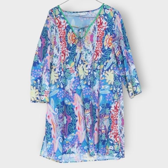 WOMENS MULTI COLOR XL FLORAL BLOUSE - Picture 5 of 6